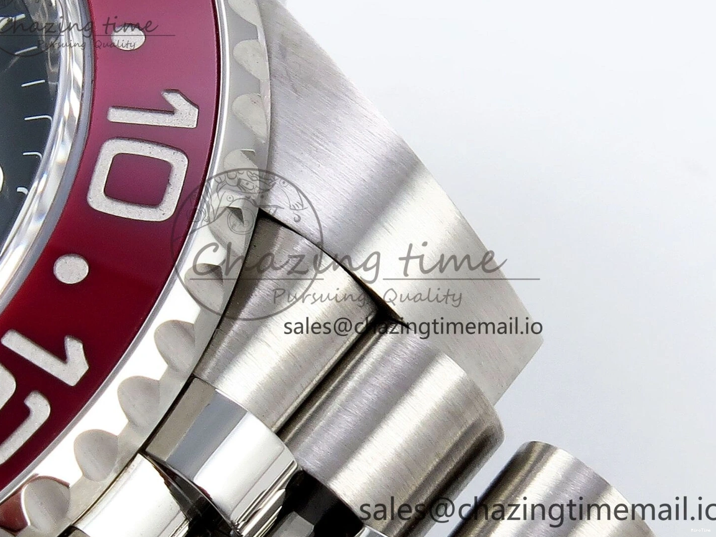 MiroTime 0206 SportInspired GMT-Master II 126710 BLRO Blue Red Ceramic Clean Factory Best Edition on Jubilee Bracelet DD3285 CHS V 1540